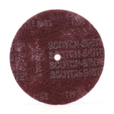 3M HS-DC Scotch-Brite High Strength Disc AO Very Fine Maroon 8 in x 7/8 in (7010309503) (50 Pack)