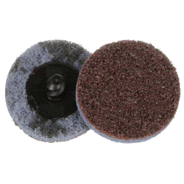 3M SE-DR Scotch-Brite Roloc SE Surface Conditioning Disc, A/O Coarse, TR, Brown, 3 in (7010309547) (100 Pack)
