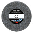 3M DP-UW Scotch-Brite Deburr & Finish PRO Unitized Wheel, 6C Medium+, 3 in x 1/2 in x 3/8 in (7010310030) (20 Pack)