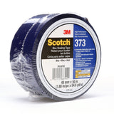 3M 373 Scotch Box Sealing Tape, Blue, 48 mm x 50 m, Individually Wrapped Conveniently Packaged (7010312443)  - (36Pack) - 2
