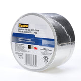3M 3311 Scotch Aluminum Foil Tape, Silver, 2-7/8 in x 50 yd, 3.6 mil (7010313061)  - (6Pack) - 3