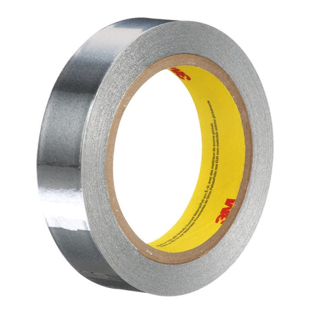 3M 431 Aluminum Foil Tape, Silver, 5 in x 60 yd, 3.1 mil (7010314251) (18 Pack)