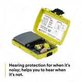 3M LEP-200 PELTOR Level Dependent Earplug Kit, Rechargeable Li-Ion, Micro USB, Yellow, NRR 31 dB (7010316631) - 7