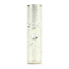 3M MU10BCX Butt Connector, Non-Insulated Brazed Seam, Built-in Wire Stop, 10-12 AWG (7010320789) (50 Pack)