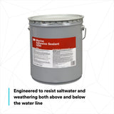 3M 5200 21463 Marine Adhesive Sealant Polyurethane, White, 5 Gallon Pail Drum (7010325698) - 2