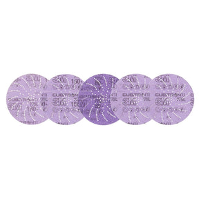 3M 775L Xtract Hookit Film Disc, 5 in, 80+ to 220+, Purple (7010327612) (15 Pack)