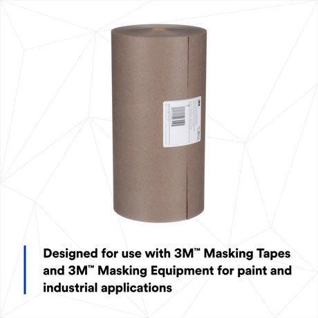 3M 06512 Scotch Steel Gray Masking Paper, 12 in x 1000 ft (7010327747)  - (3Pack) - 3