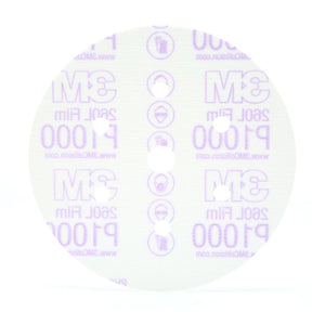 3M 260L 01135 Hookit Red Finishing Film Abrasive Disc, Dust Free, P1000, Red, 6 in (7010327766) (3500 Pack)