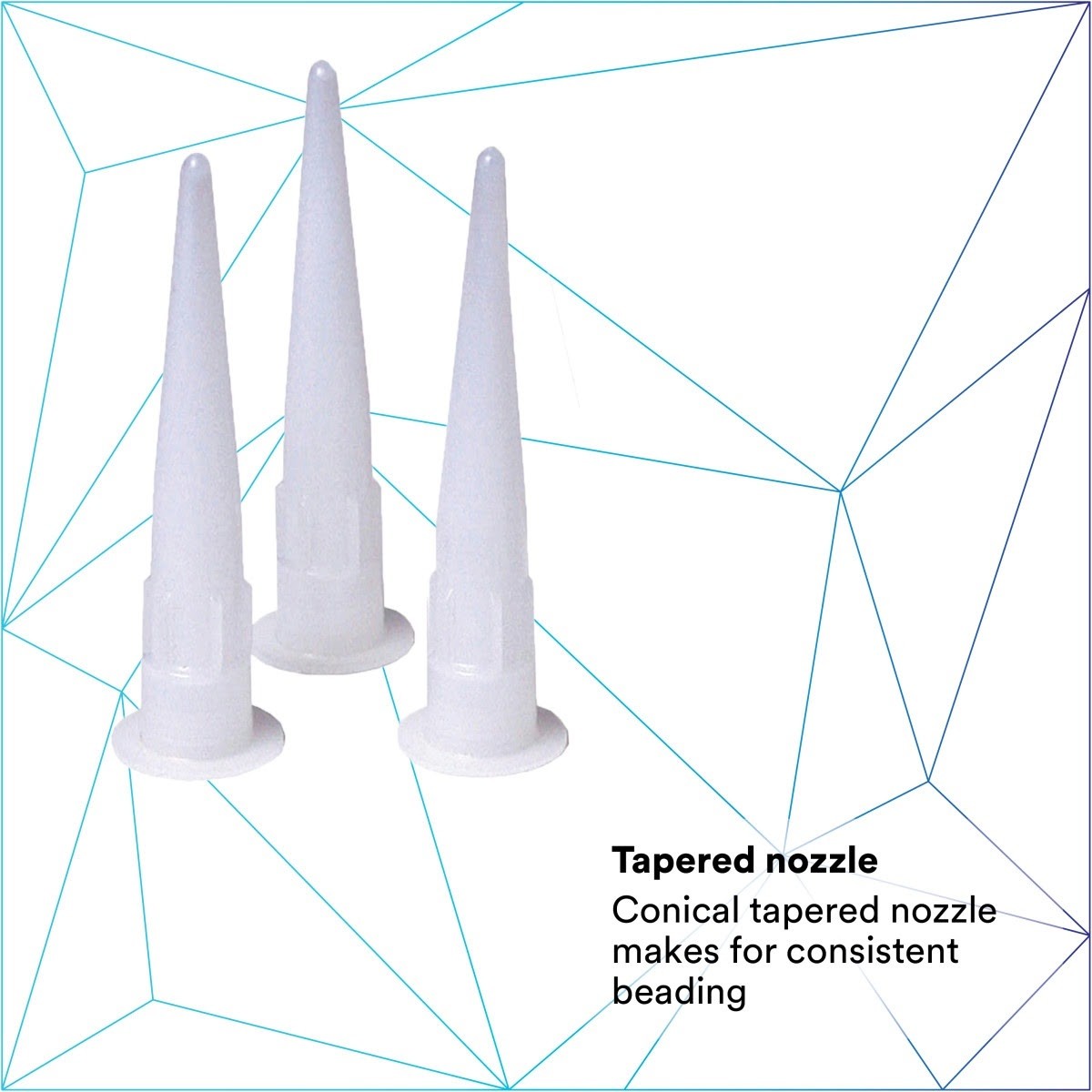 3M 08187 Threaded Cartridge Nozzle (7010328467) (50 Pack) - 6