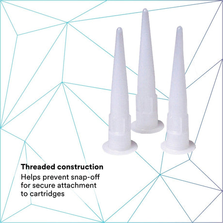 3M 08187 Threaded Cartridge Nozzle (7010328467) (50 Pack) - 8