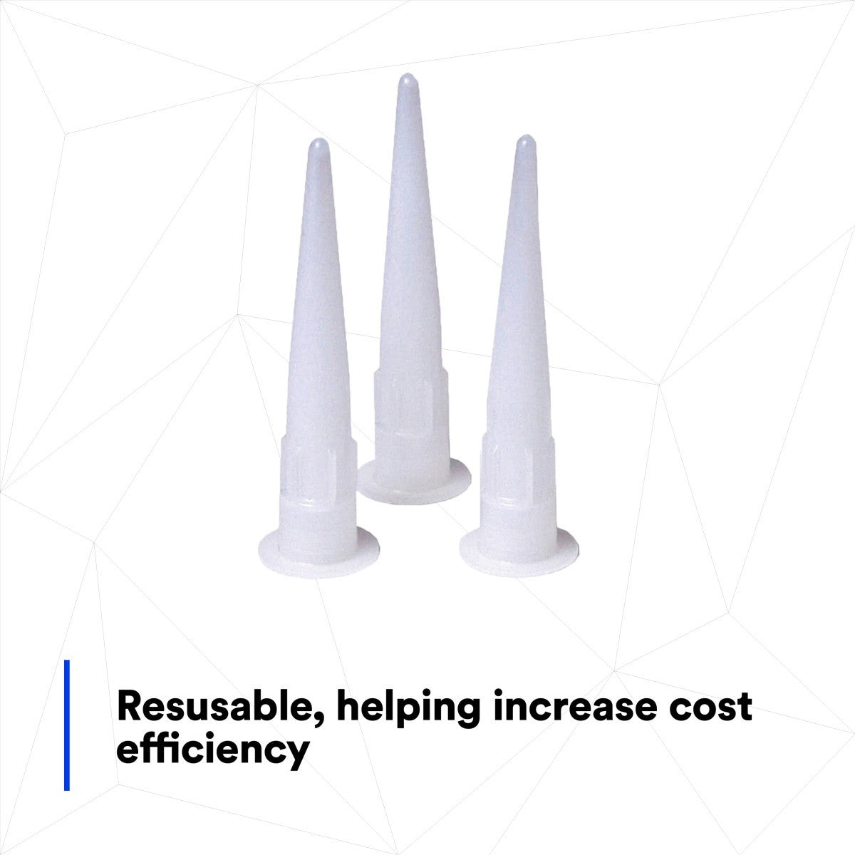 3M 08187 Threaded Cartridge Nozzle (7010328467) (50 Pack) - 9