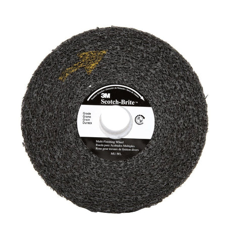 3M Scotch-Brite Multi-Finishing Convolute Wheel MU-WL 2S Coarse Black 14 in x 4 in x 8 in (7010329225)  - (10Pack)