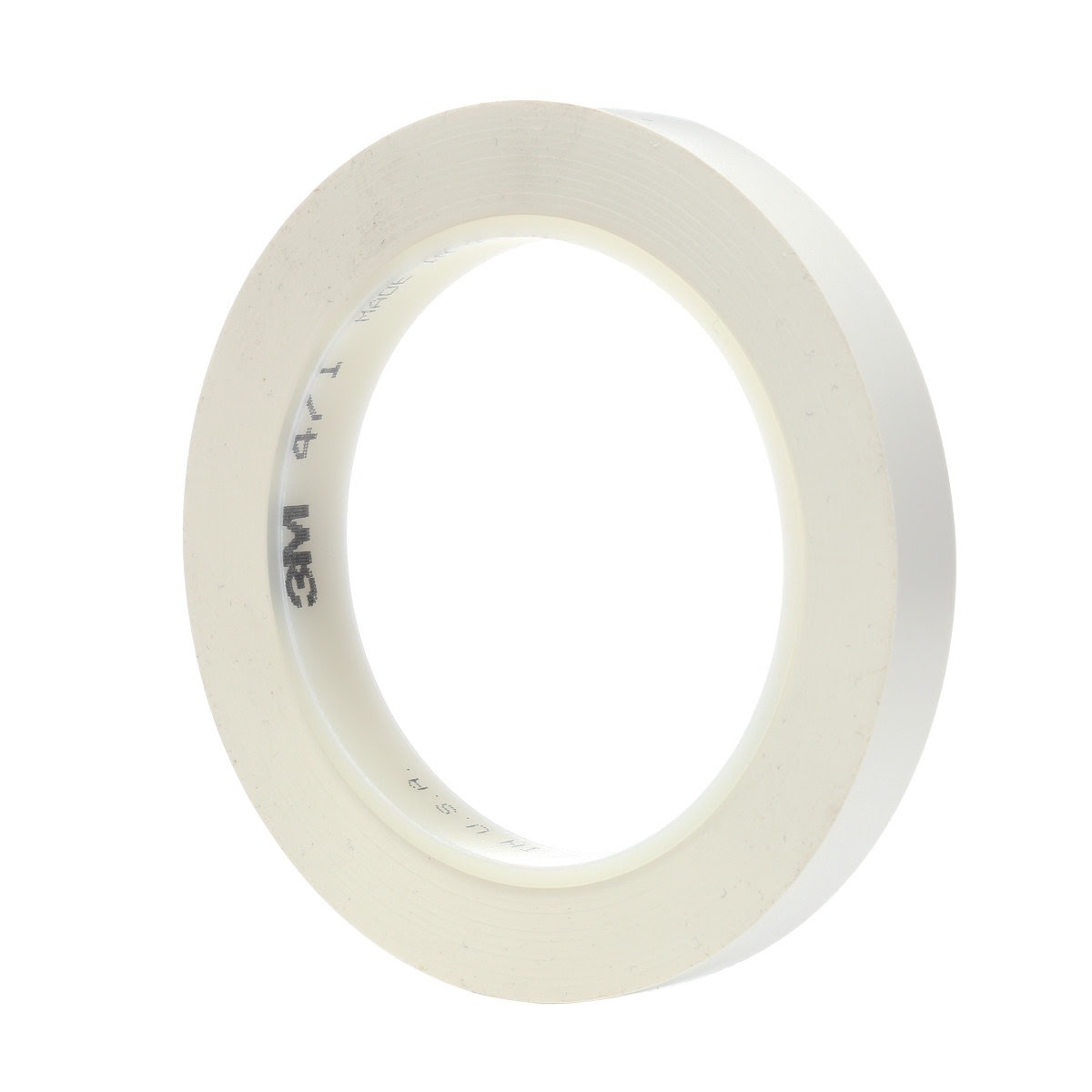 3M 471 Vinyl Tape, White, 1/2 in x 300 yd, 5.2 mil, 3 in Core (7010334662) (96 Pack) - 3
