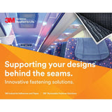 3M SJ3561 Dual Lock Type 400 Clear Reclosable Fastener Tape, 2 in x 50 yd Roll (7010334840) - 9
