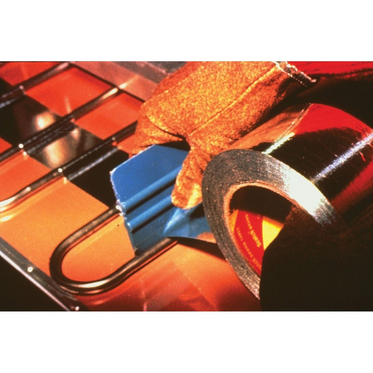 3M 3311 Scotch Aluminum Foil Tape, Rubber Adhesive, Silver, 2 in x 10 yd, 3.6 mil (7010334860)  - (24Pack) - 4