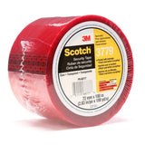 3M 3779 Scotch Security Message Box Sealing Tape, Clear, 72 mm x 100 m, Individually Wrapped Conveniently Packaged (7010335124)  - (24Pack) - 2