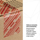 3M 3779 Scotch Security Message Box Sealing Tape, Clear, 72 mm x 100 m, Individually Wrapped Conveniently Packaged (7010335124)  - (24Pack) - 5