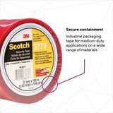 3M 3779 Scotch Security Message Box Sealing Tape, Clear, 72 mm x 100 m, Individually Wrapped Conveniently Packaged (7010335124)  - (24Pack) - 6