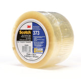 3M 373 Scotch Box Sealing Tape, Clear, 72 mm x 100 m, High Performance, Individually Wrapped (68785) (7010335125)  - (24Pack) - 3