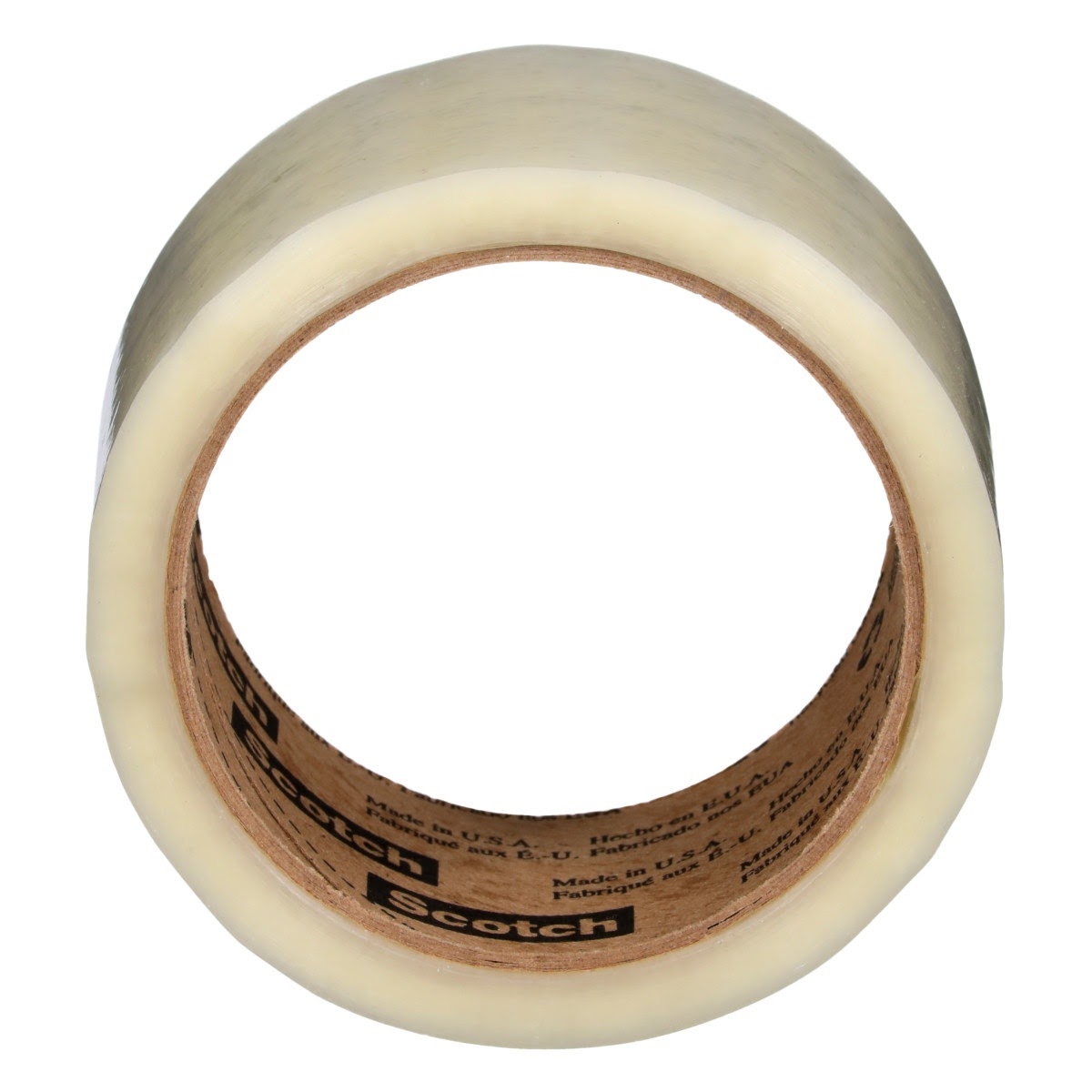 3M 371 Scotch Box Sealing Tape, Clear, 48 mm x 50 m, Conveniently Packaged (7010335128)  - (6Pack) - 2