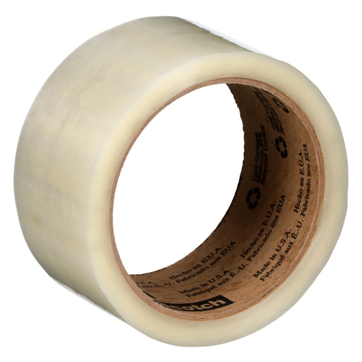 3M 371 Scotch Box Sealing Tape, Clear, 48 mm x 50 m, Conveniently Packaged (7010335128)  - (6Pack) - 4