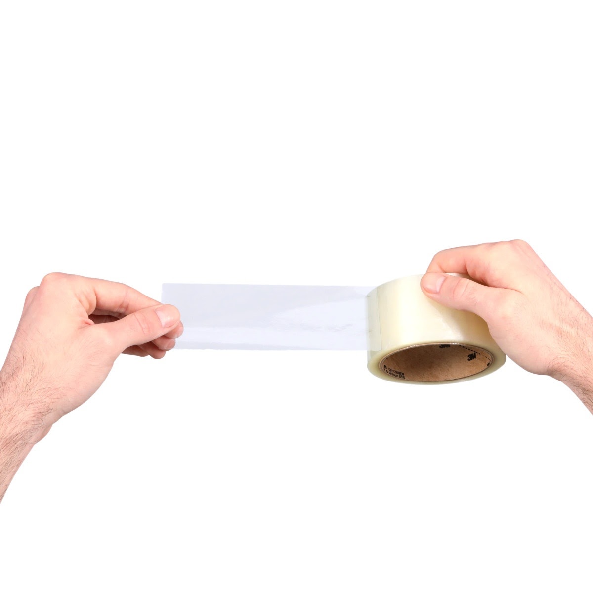 3M 371 Scotch Box Sealing Tape, Clear, 48 mm x 50 m, Conveniently Packaged (7010335128)  - (6Pack) - 6