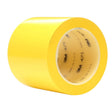 3M 471 471 IW Vinyl Tape, Yellow, 4 in x 36 yd, 5.2 mil, Individually Wrapped Conveniently Packaged (7010335141)  - (8Pack)