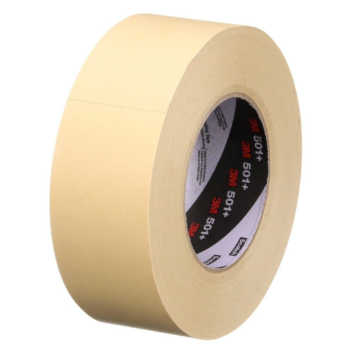 3M 501+ Specialty High Temperature Masking Tape, Tan, 48 mm x 55 m (7010335156)  - (24Pack)