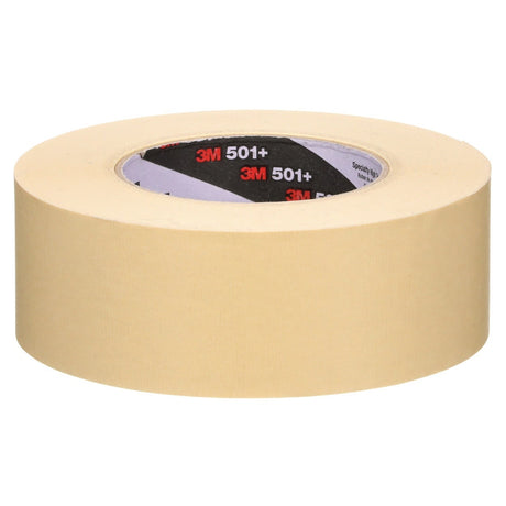 3M 501+ Specialty High Temperature Masking Tape, Tan, 48 mm x 55 m (7010335156)  - (24Pack) - 6