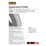 3M 898 Scotch Filament Tape, Fiberglass Reinforced Strapping Tape, Clear, 18 mm x 55 m, 6.6 mil (7010335427) (192 Pack) - 6