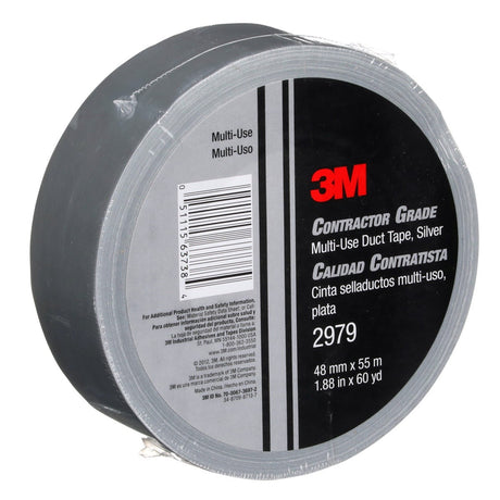 3M 2979 Contractor Grade Multi-Use Duct Tape, Silver, 1.88 in x 60 yd (7010335692)  - (24Pack) - 6