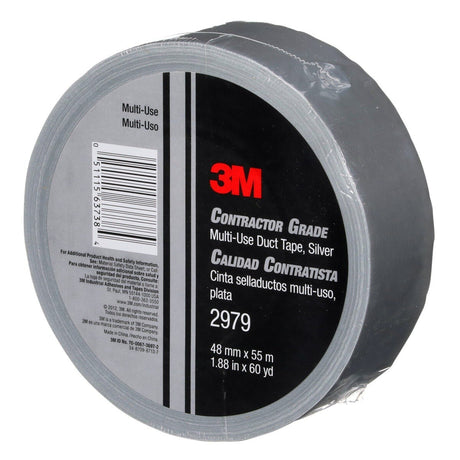 3M 2979 Contractor Grade Multi-Use Duct Tape, Silver, 1.88 in x 60 yd (7010335692)  - (24Pack) - 7