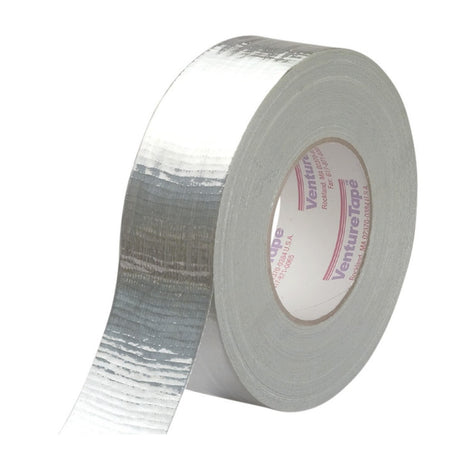 3M 1502 Venture Tape Metallized Cloth Duct Tape, Silver, 48 mm x 55 m (1.88 in x 60.1 yd) (7010337385) (24 Pack)