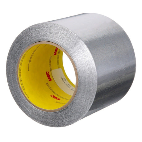 3M 425 Aluminum Foil Tape, Silver, 125 mm x 55 m, 4.6 mil (7010337961) (18 Pack) - 3