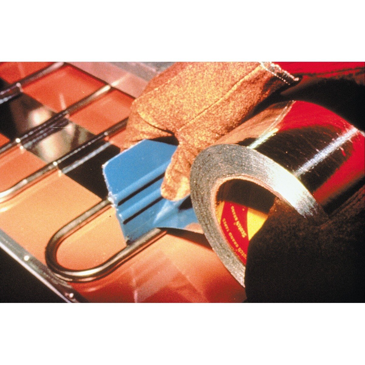 3M 425 Aluminum Foil Tape, Silver, 305 mm x 55 m, 4.6 mil (7010337964) (16 Pack) - 2