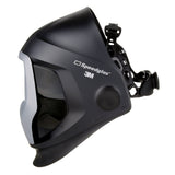 3M 06-0100-20SW Speedglas Welding Helmet 9100 with Auto Darkening Lens ADF 9100X, Black (7010340591) - 3