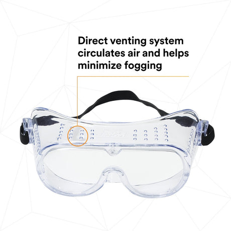 3M Impact Safety Goggles 40650-00000-10 Clear Lens (7010340634)  - (10Pack) - 3