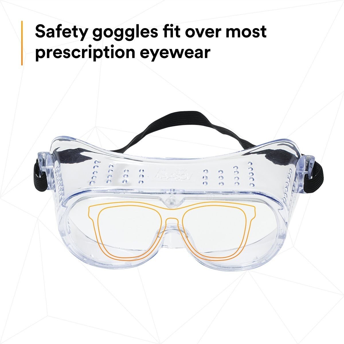 3M Impact Safety Goggles 40650-00000-10 Clear Lens (7010340634)  - (10Pack) - 5