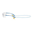 3M 11796-00000-20 Virtua Sport CCS Safety Glasses Clear Anti Fog Anti Scratch Clear Lens Blue Frame Cord Control System (7010340677)  - (20Pack)