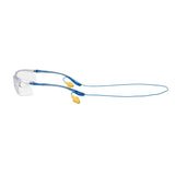 3M 11796-00000-20 Virtua Sport CCS Safety Glasses Clear Anti Fog Anti Scratch Clear Lens Blue Frame Cord Control System (7010340677)  - (20Pack)