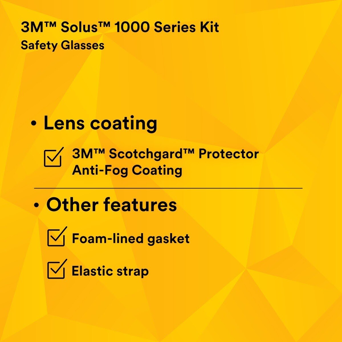 3M S1202SGAF-KT Solus 1000-Series Foam Strap, Green/Black, Grey Scotchgard Anti-fog Lens (7010341346)  - (20Pack) - 8