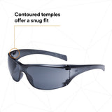 3M 11848-00000-20 Virtua AP Safety Glasses, Anti-Fog Anti-Scratch, Gray Lens, Gray Frame (7010342193) (1 Pair)  - (20Pack) - 4