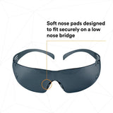 3M SF302AF SecureFit Safety Glasses, Gray Lens (7010342616)  - (20Pack) - 7