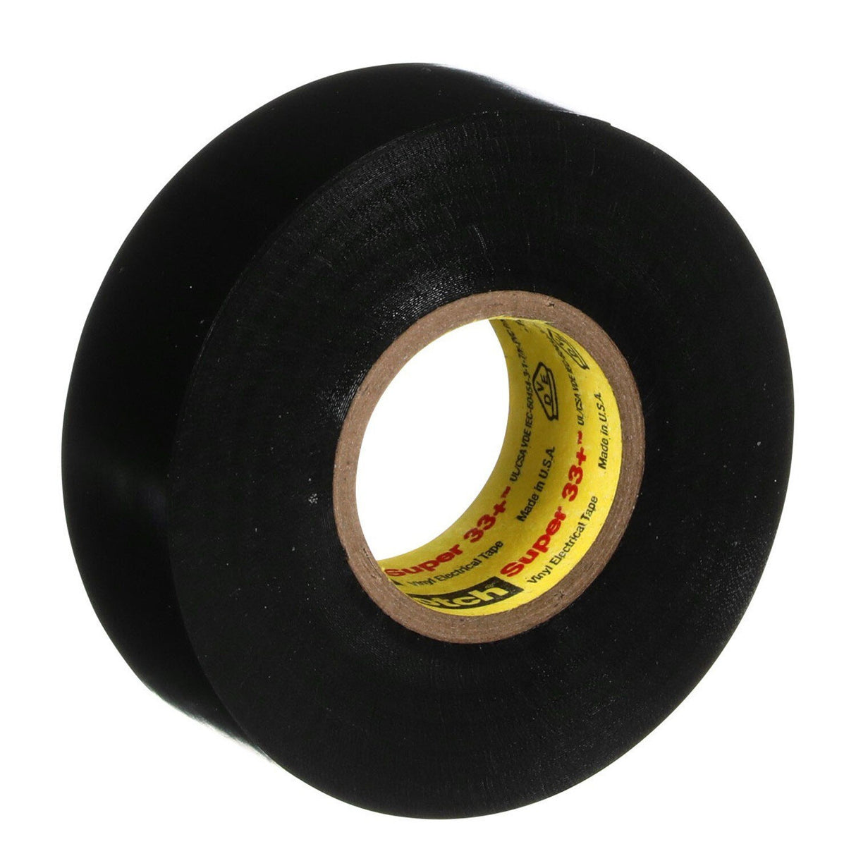 3M Scotch Super 33+ Vinyl Electrical Tape, Black, 3/4 in x 44 ft (33+-3/4X44FT-1) (7010350130)  - (100Pack) - 3
