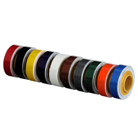 3M SDR-MC Wire Marker Tape Refill Rolls, Assorted NEMA Colors, 1/4 in x 8 ft (7010351115) (10 Pack) - 2
