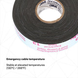 3M 13-3/4X10FT-K Scotch Electrical Semi-Conducting Tape 13, Black, 3/4 in x 10 ft (7010353829) (2000 Pack) - 3
