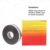 3M 13-3/4X10FT-K Scotch Electrical Semi-Conducting Tape 13, Black, 3/4 in x 10 ft (7010353829) (2000 Pack) - 6