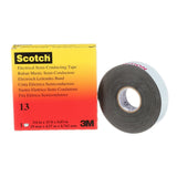 3M 13-3/4X10FT-K Scotch Electrical Semi-Conducting Tape 13, Black, 3/4 in x 10 ft (7010353829) (2000 Pack) - 7