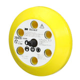 3M 20428 Xtract Hookit Backup Disc Pad, Low Profile Finishing, 6 Hole, Yellow, 3 in, 1/4-20 EXT (7010360095) (10 Pack) - 3