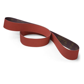 3M 947A Cubitron II Cloth Belt, Precision Shaped Ceramic 60+, X Weight, Maroon, 1/4 in x 24 in, Fabri-lok, Single-flex (7010360589) (200 Pack)